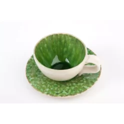 Abigails Bali Teacup And Saucer (Set Of 4)