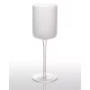 Abigails White Night Frosted Water Glass