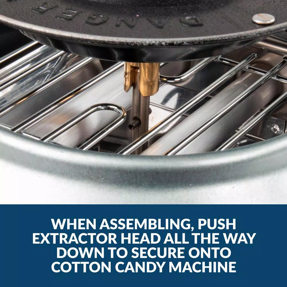 Nostalgia Retro Aqua Hard And Sugar Free Cotton Candy Maker With Cotton Candy Cones - Image 7