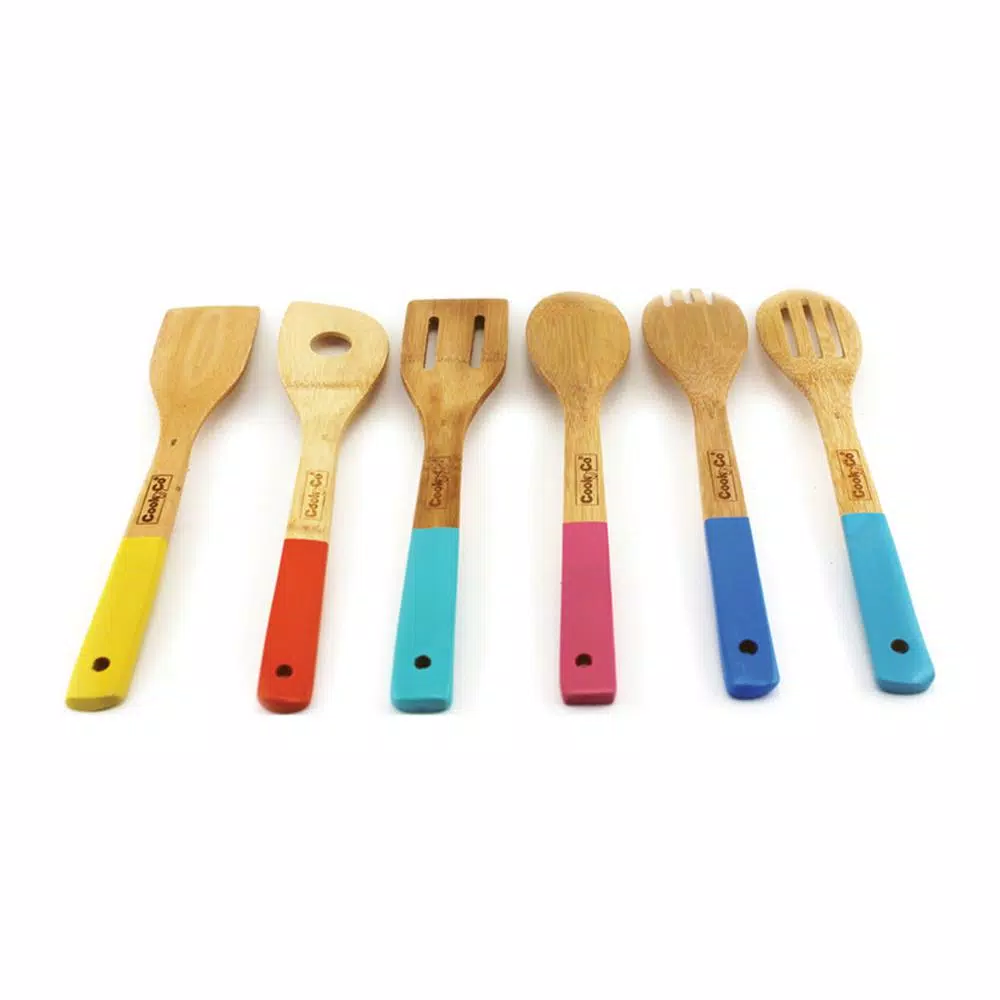 BergHOFF CooknCo Multi-Color Bamboo Utensil (Set Of 6)