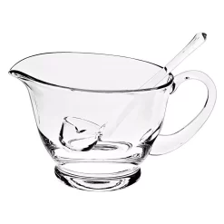 Badash Crystal Crystal Gravy Boat With Ladle