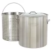 Bayou Classic 122 Qt. Stainless Steel Stock Pot With Lid