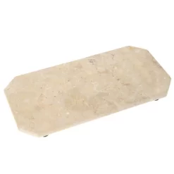 Creative Home 12 In. X 6 In. Natural Champagne Marble Octagonal Cheese Board