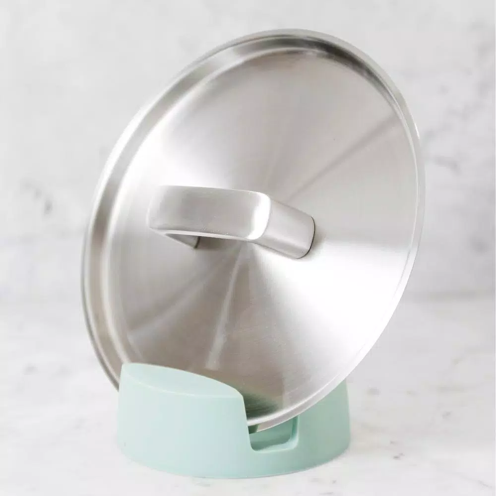 BergHOFF Leo 2-Piece Gray And Mint Ladle Holder Set - Image 2