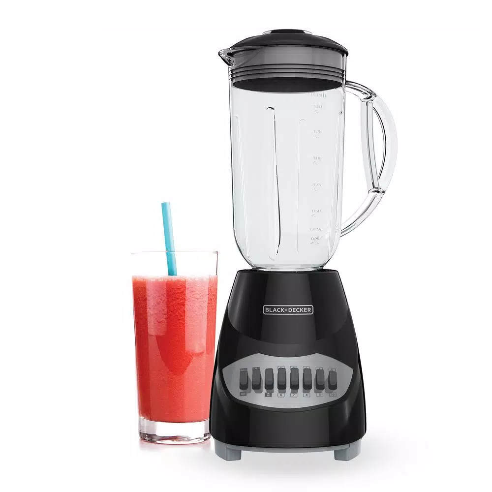 BLACK+DECKER 48 Oz. 10-Speed Black Blender - Image 5