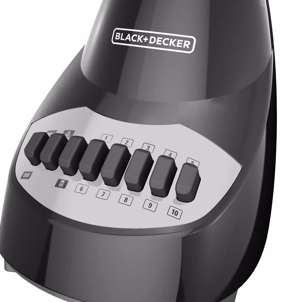 BLACK+DECKER 48 Oz. 10-Speed Black Blender - Image 3