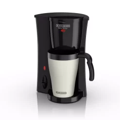 BLACK+DECKER Brew’n Go Black Single Serve Coffee Maker With Travel Mug