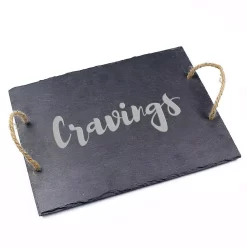Cathy’s Concepts “Cravings” 15.75 In. X 12 In. X .25 In. Slate Serving Board