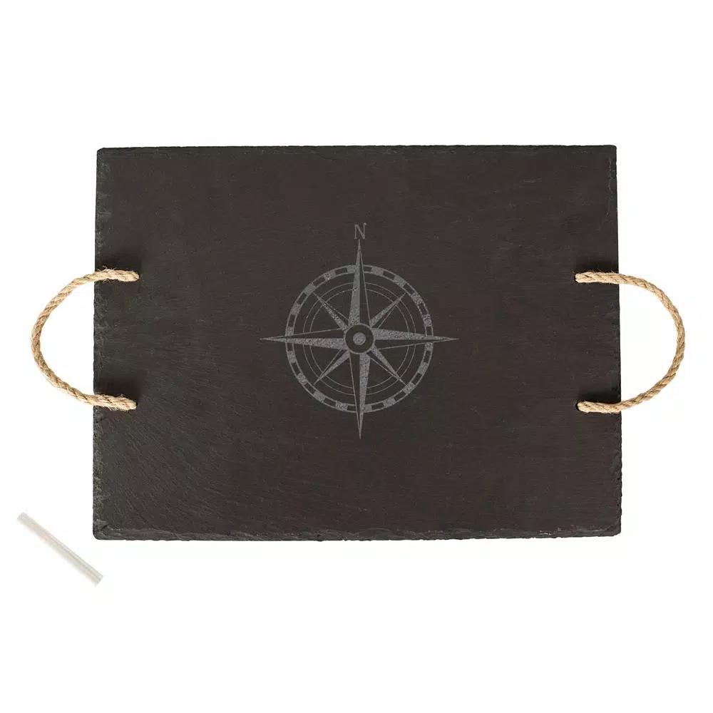 Cathy’s Concepts Compass Slate Serving Tray