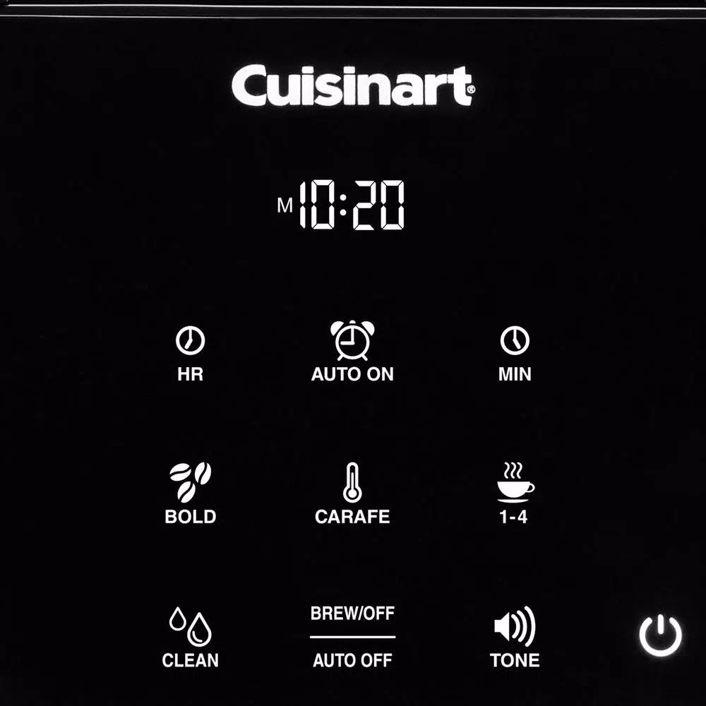 Cuisinart 14-Cup Touchscreen Black Drip Coffee Maker - Image 3