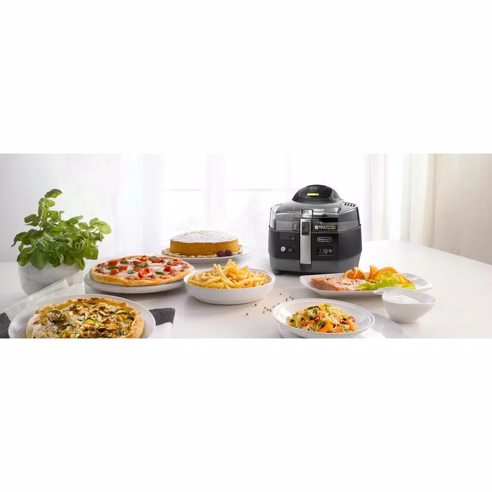 DeLonghi MultiFry FH1363 4.75 Qt. Black Electric Multi-Cooker And Air Fryer - Image 6