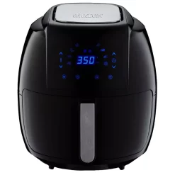 GoWISE USA 8-in-1 7.0 Qt. Black Electric Air Fryer With Recipe Book