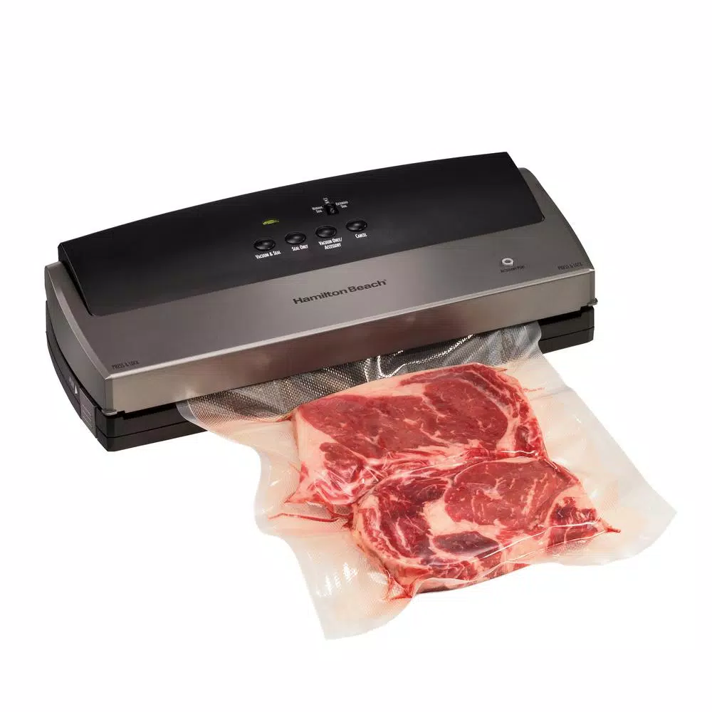 Hamilton Beach Nutrifresh Black Food Vacuum Sealer With Extended Seal - Image 7