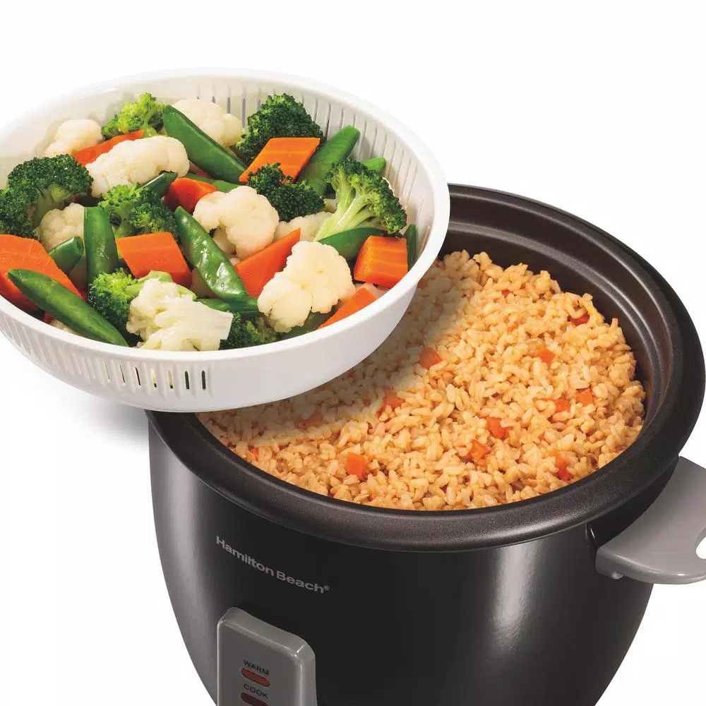 Hamilton Beach 16-Cup Black Rice Cooker - Image 5