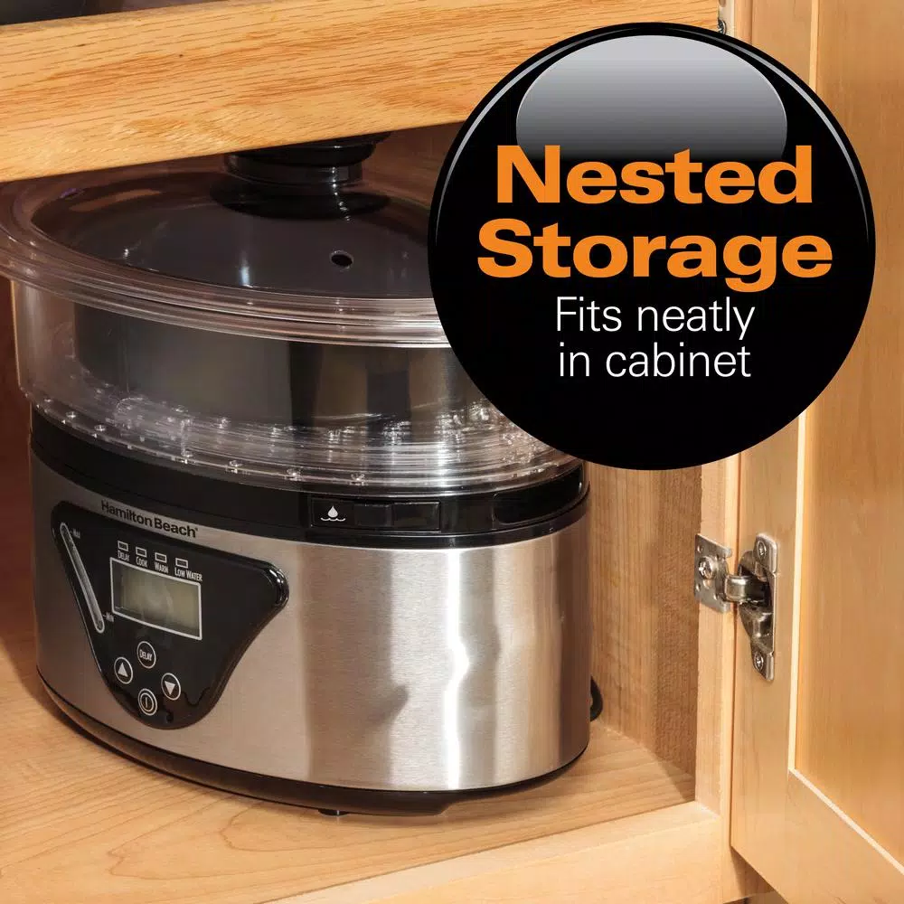 Hamilton Beach 22-Cup Black Rice Cooker - Image 5