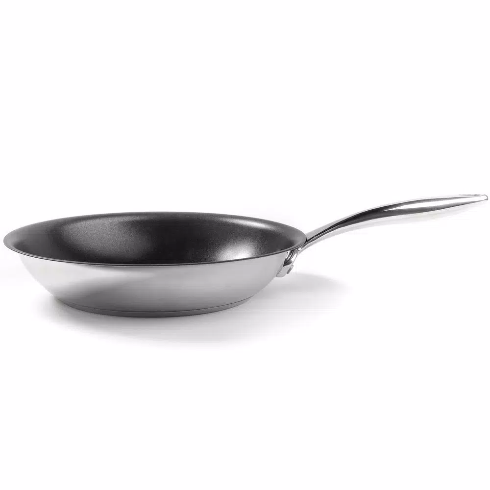 Ozeri Earth Pan ETERNA 8 In. Stainless Steel Nonstick Frying Pan In Black Interior - Image 7
