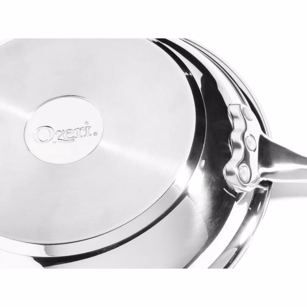 Ozeri Earth Pan ETERNA 8 In. Stainless Steel Nonstick Frying Pan In Black Interior - Image 8