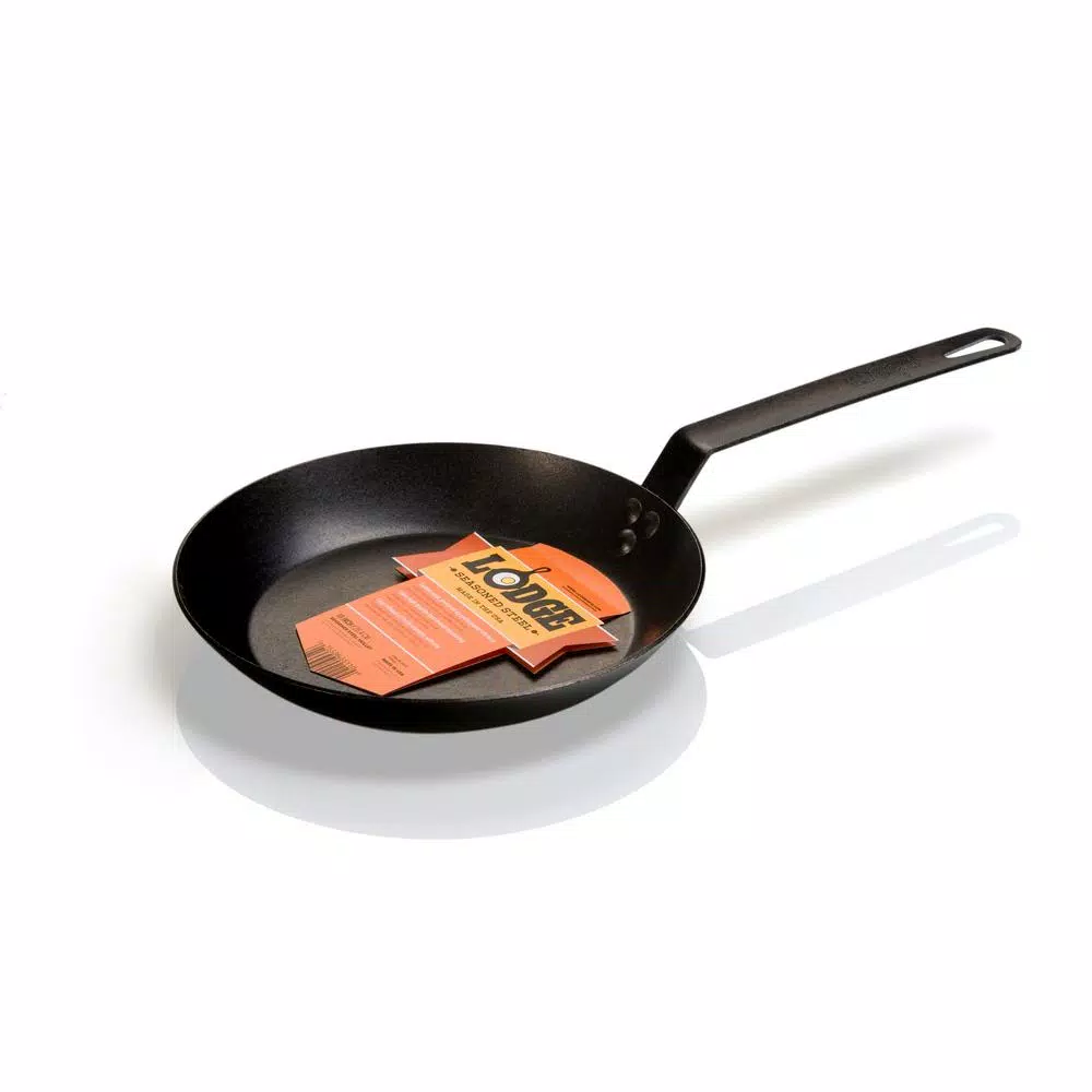 Lodge 10 In. Carbon Steel Skillet In Black - Image 9
