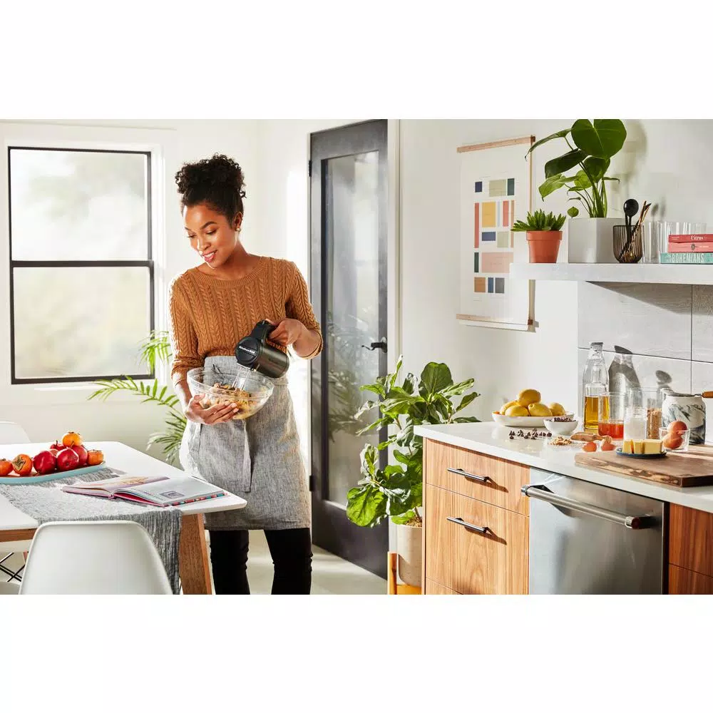 KitchenAid Cordless 7-Speed Black Matte Hand Mixer - Image 5