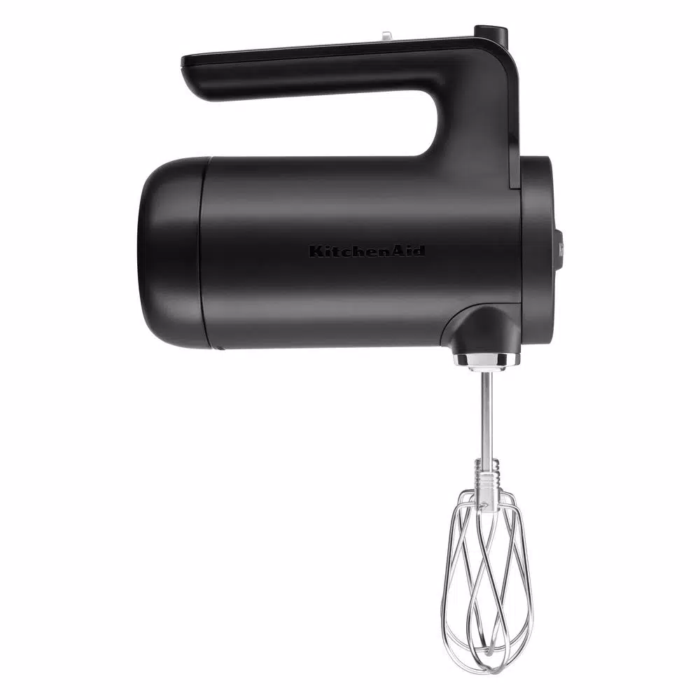 KitchenAid Cordless 7-Speed Black Matte Hand Mixer - Image 2