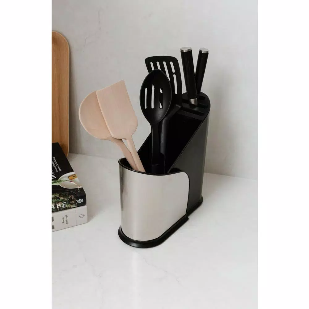 Umbra Furlo Expanding Black/Nickel Utensil Holder - Image 4