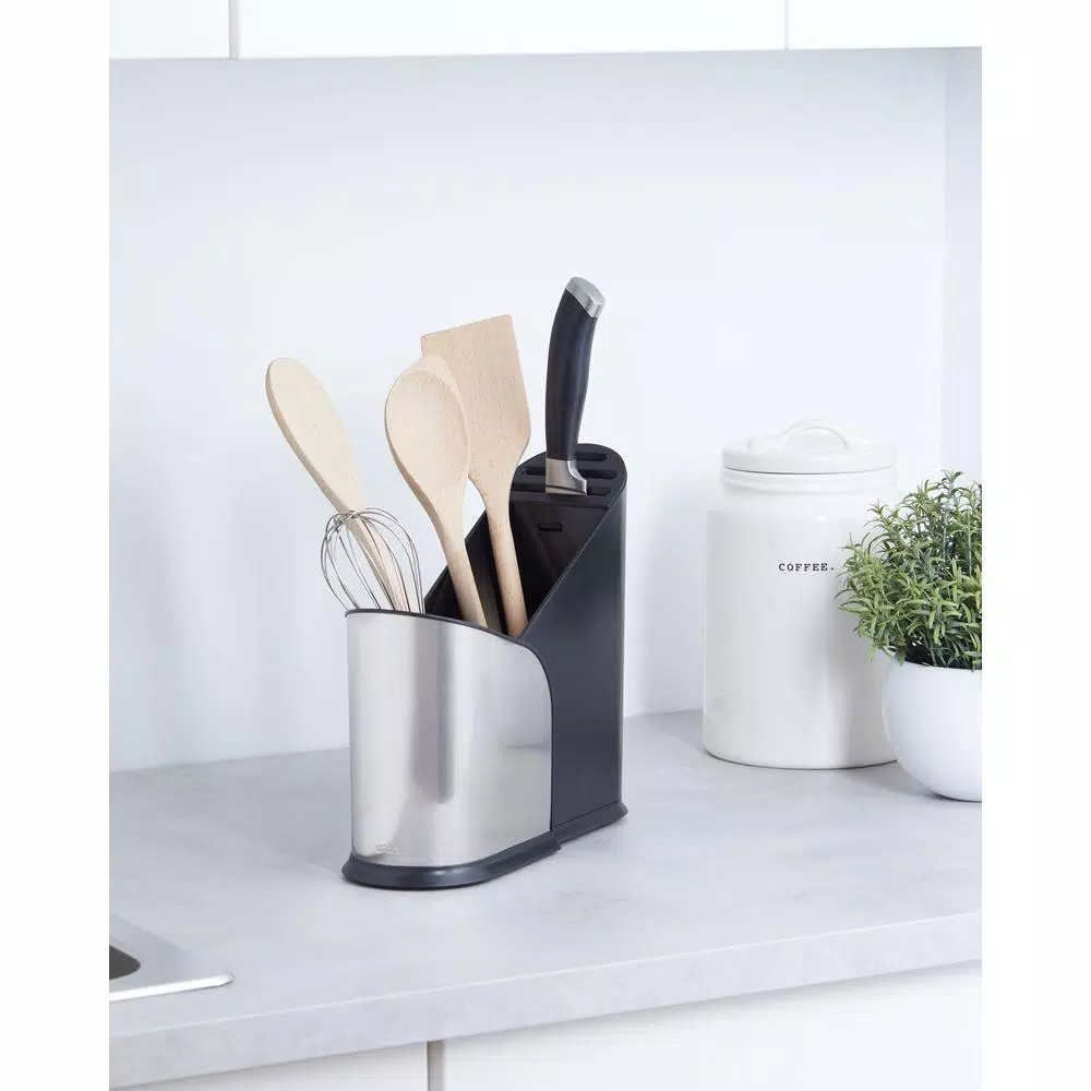 Umbra Furlo Expanding Black/Nickel Utensil Holder - Image 5