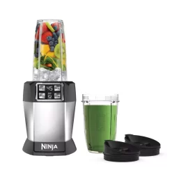NINJA Nutri Auto IQ 24 Oz. 3-Speed Black High Speed Single Serve Blender