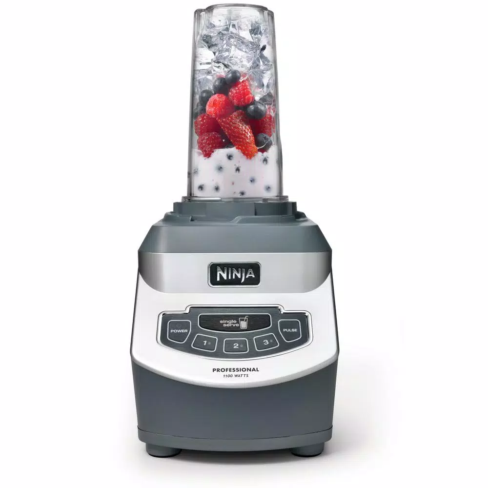 NINJA Nutri Ninja 72 Oz. 3-Speed Black Professional Blender With 2 Single Serve Cups - Image 7