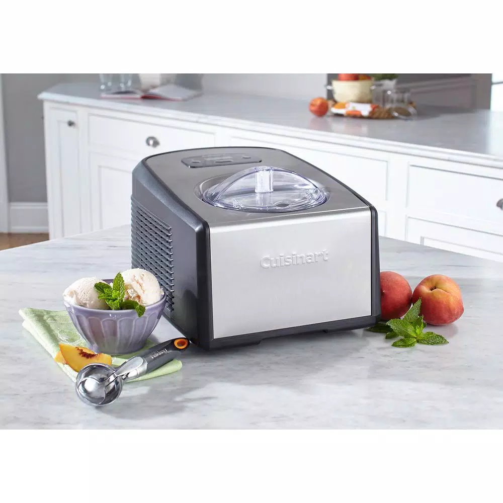 Cuisinart 1.5 Qt. Black And Silver Ice Cream Maker With Touchpad Controls - Image 2