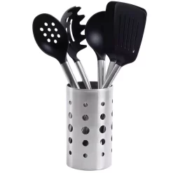 Oster Wrexham Utensils With Stainless Steel Holder (Set Of 5)