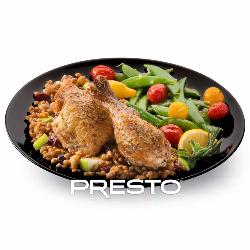 Presto Precise Plus 6 Qt. Black Stainless Steel Electric Pressure Cooker With Built-In Timer - Image 7