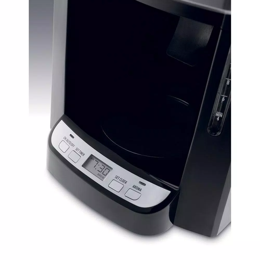DeLonghi 10-Cup Black Stainless Steel Drip Coffee Maker With Thermal Carafe - Image 4