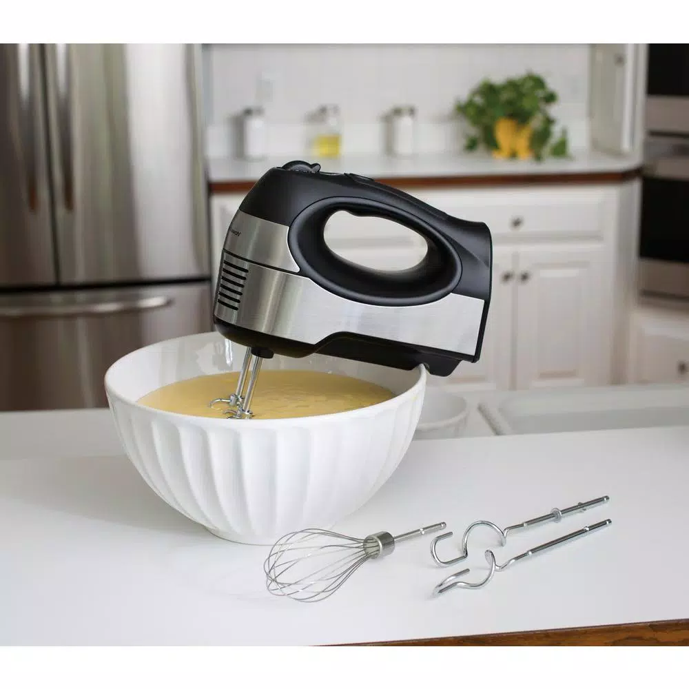 Hamilton Beach 6-Speed Black Stainless Steel Hand Mixer With QuickBurst - Image 2