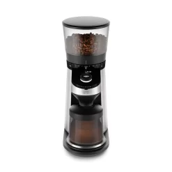 OXO 12 Oz. Black Stainless Steel Burr Coffee Grinder With Integrated Scale