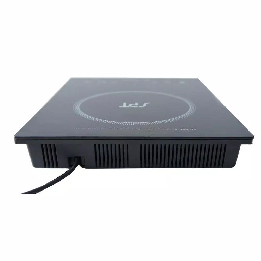 SPT 1650-Watts 8 In. Single Burner Induction Cooker (Black) With 3.5L Induction Ready Stainless Steel Pot W/ Glass Lid - Image 3