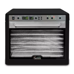 Tribest Sedona Combo 9-Tray Black Stainless Steel Food Dehydrator With Built-In Timer
