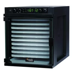 Tribest Sedona Express 11-Tray Black Food Dehydrator With Built-In Timer