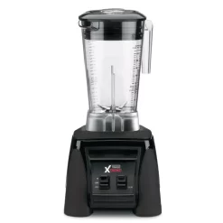 Waring Commercial Xtreme 64 Oz. 2-Speed Clear Blender Black With 3.5 HP, Paddle Switches And BPA-Free Copolyester Container