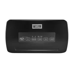Weston Black Food Vacuum Sealer With Roll Storage And Bag Cutter