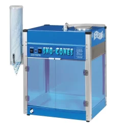 Paragon Blizzard 8000 Oz. Blue Stainless Steel Countertop Snow Cone Machine