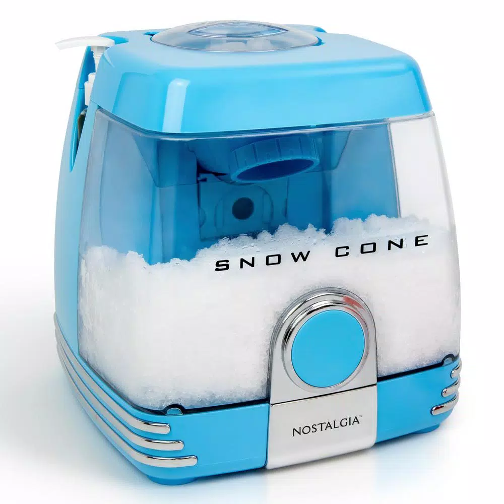 Nostalgia 240 Oz. Blue Countertop Snow Cone Machine