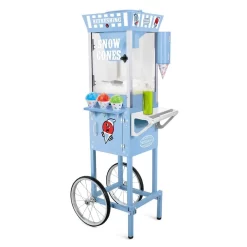 Nostalgia Vintage 575 Oz. Snow Cone Machine Cart In Blue