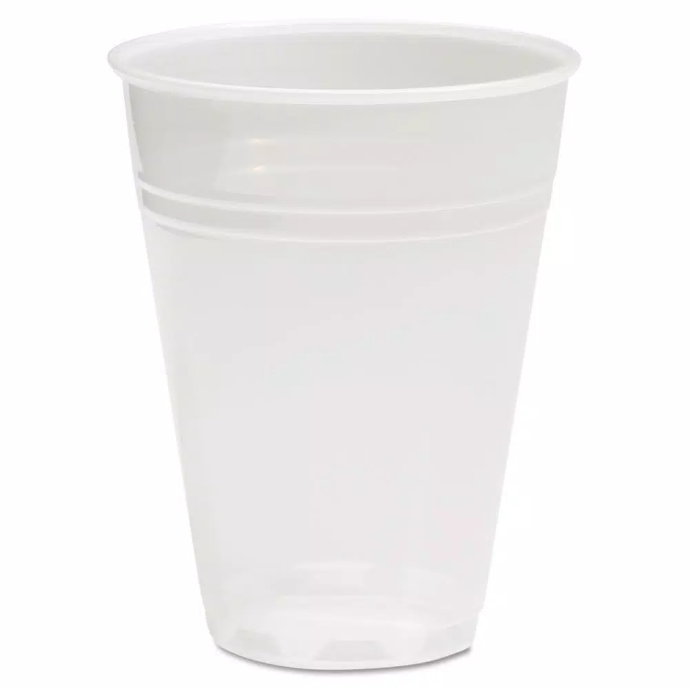 Boardwalk 7 Oz. Polypropylene Translucent Plastic Cold Cups (100-Bag, 25 Bags-Carton)