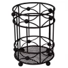 Home Basics Arbor Oil-Rubbed Bronze Cutlery Holder With Mesh Bottom And Non-Skid Feet
