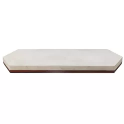 Libbey Urban Story Wood And Marble Flip Tray