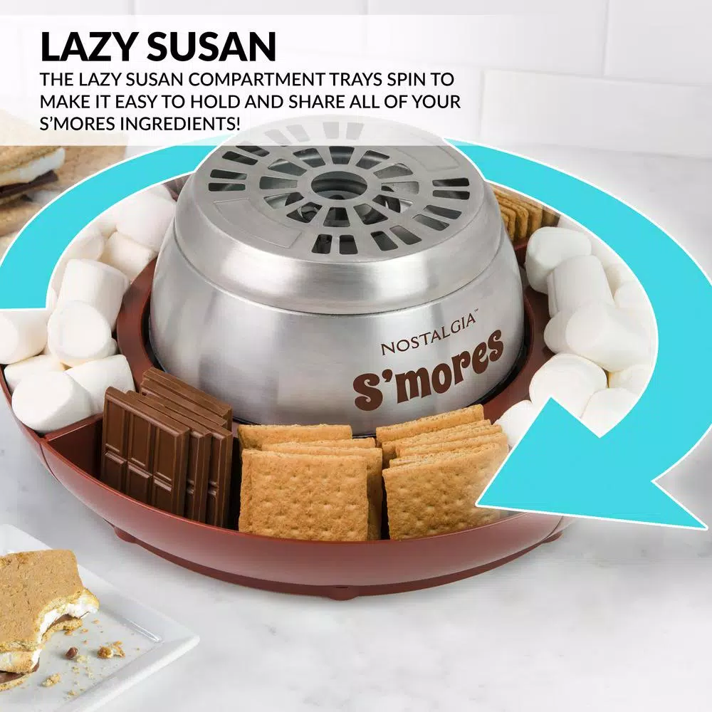 Nostalgia Brown Stainless Steel Electric S’mores Maker - Image 5