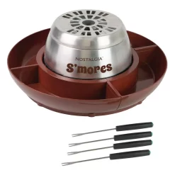 Nostalgia Brown Stainless Steel Electric S’mores Maker