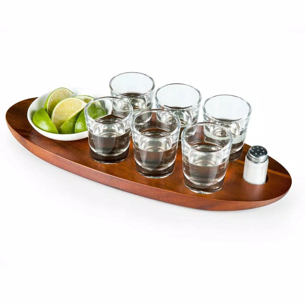 Picnic Time Cantinero Shot Glass Serving Tray - Image 5
