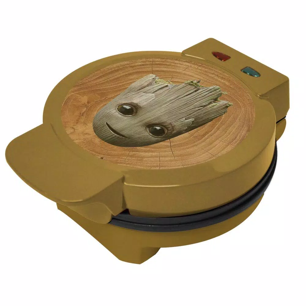 Uncanny Brands Marvel Movie Groot Waffle Brown Maker - Image 2