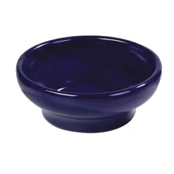 Carlisle 5 Oz. SAN Plastic Footed Salsa Dish In Cobalt Blue (Case Of 48)